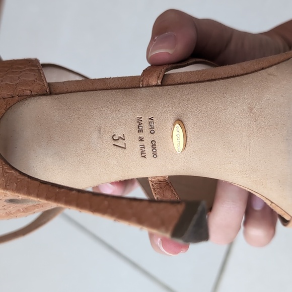 Sergio Rossi Snakeskin High Heels - Picture 4 of 4